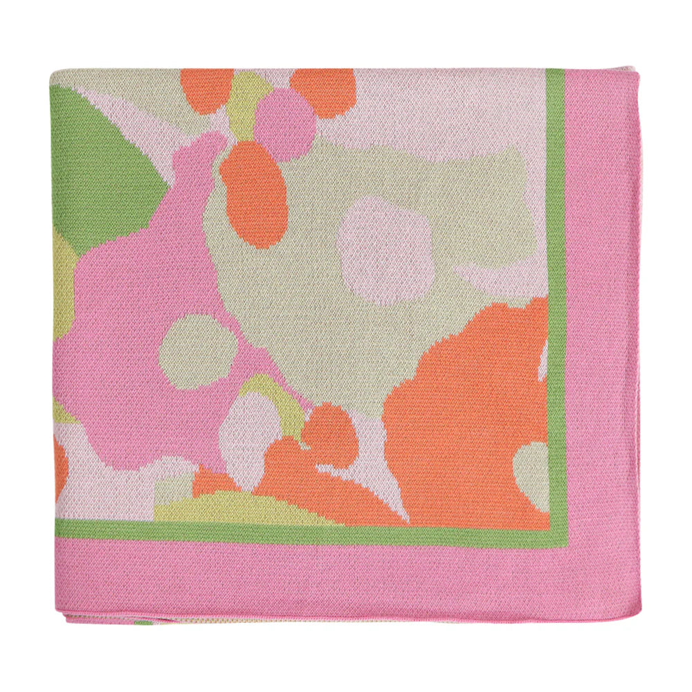 Cotton Knit Throw Tutti Fruitti