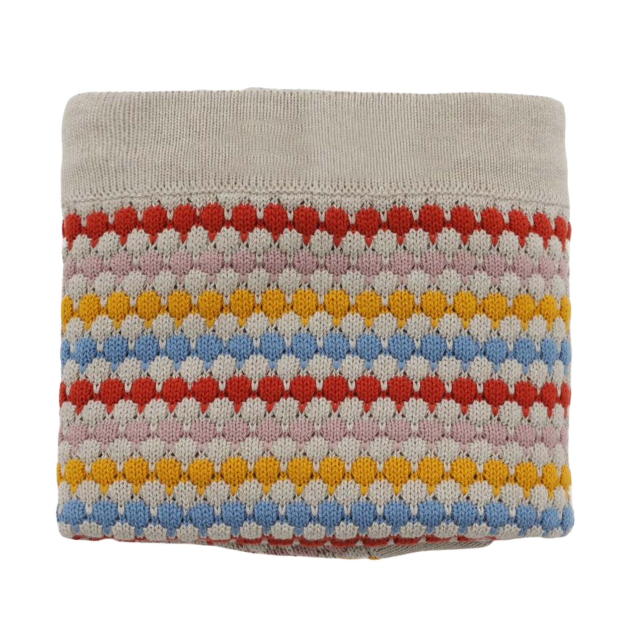 Confetti Stripe Baby Blanket Carnival