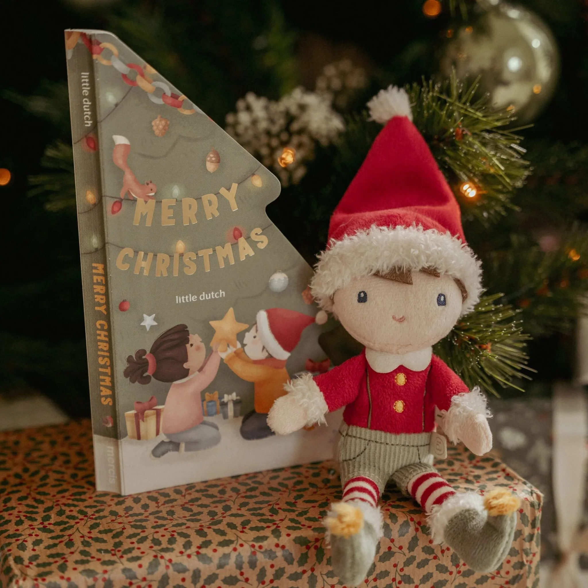 Christmas Book & Jim Plush Gift Set