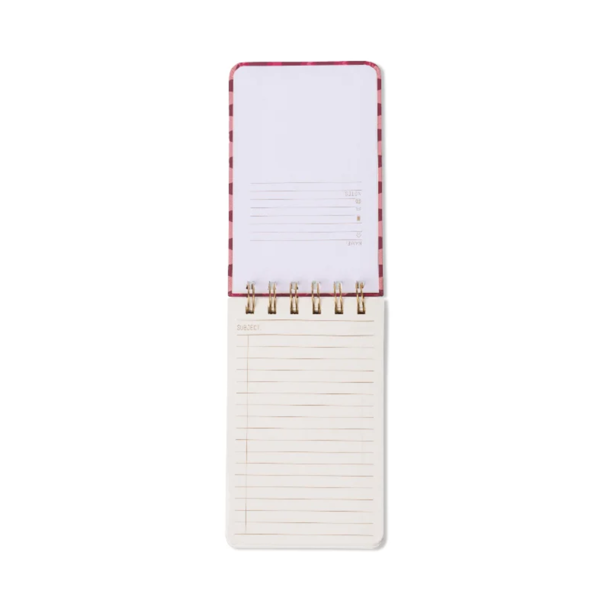 Tulip Twin Wire Notepad Pinwheel Pink