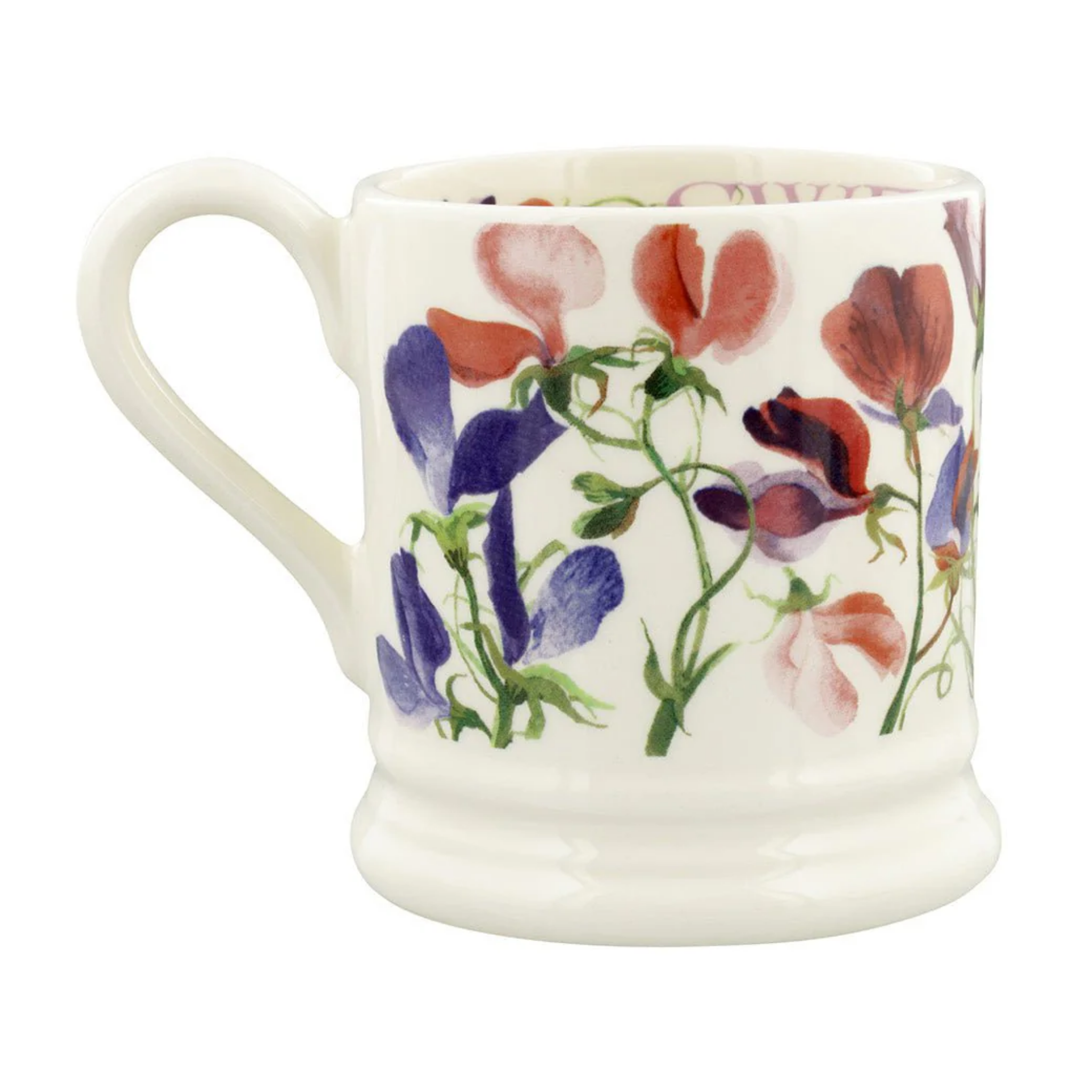Flowers Sweet Pea Multi 1/2 Pint Mug