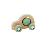 EcoSpin Animal with Silicone Wheel Green Car