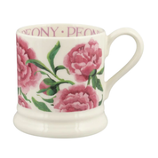 Flowers Pink Peony 1/2 Pint Mug