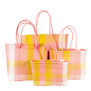Bahia Basket Carla Medium Yellow Pink