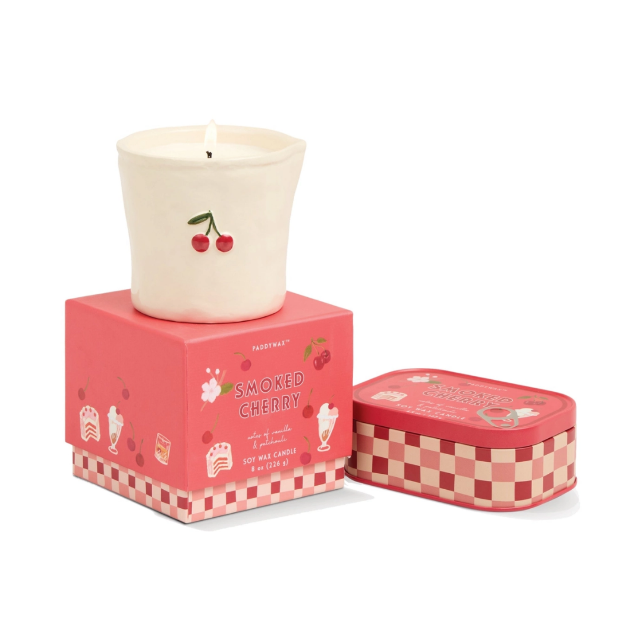 Bistro Tin Candle Smoked Cherry 4.5oz