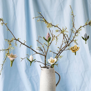 Pearl Hyacinth Felt Hanging Decoration Light Blue