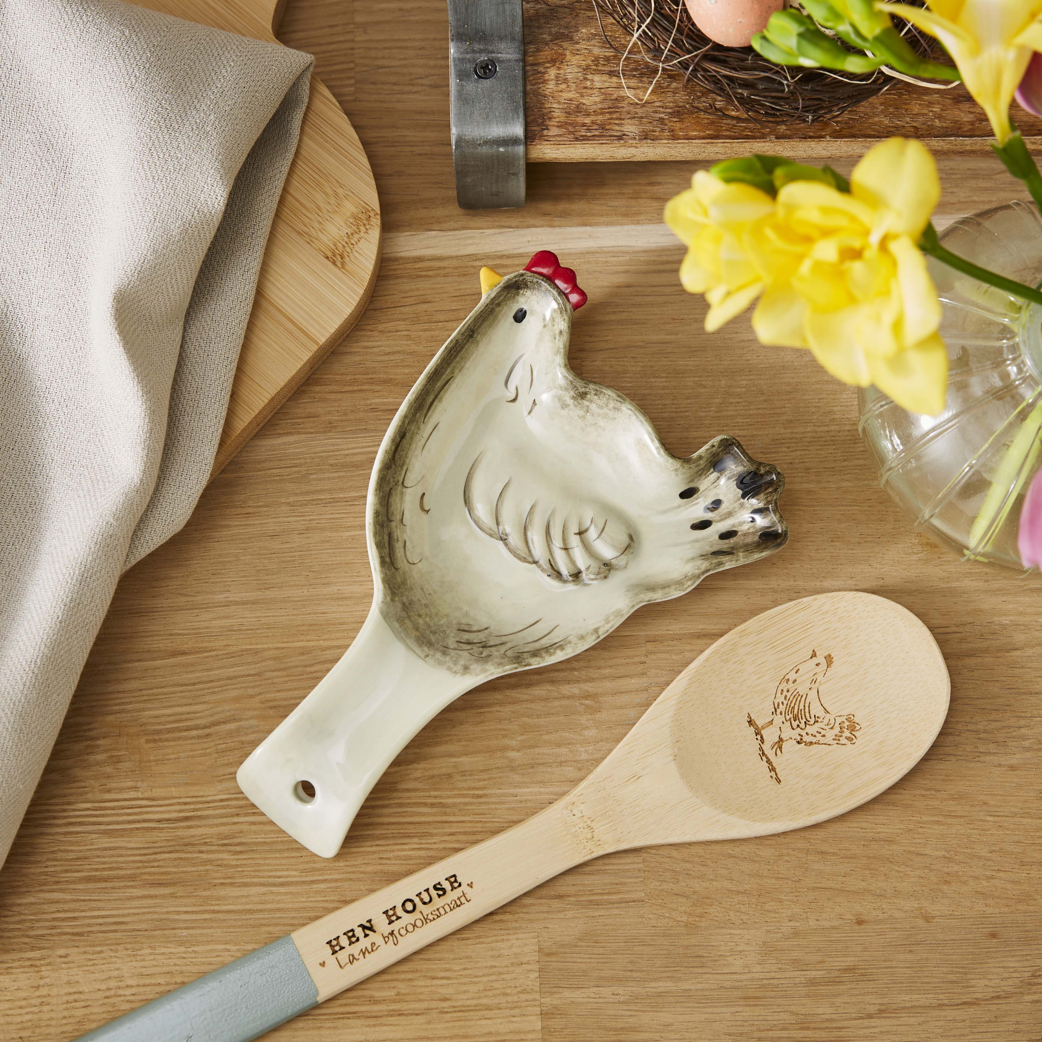 Large Spoon Rest Hen House Lane