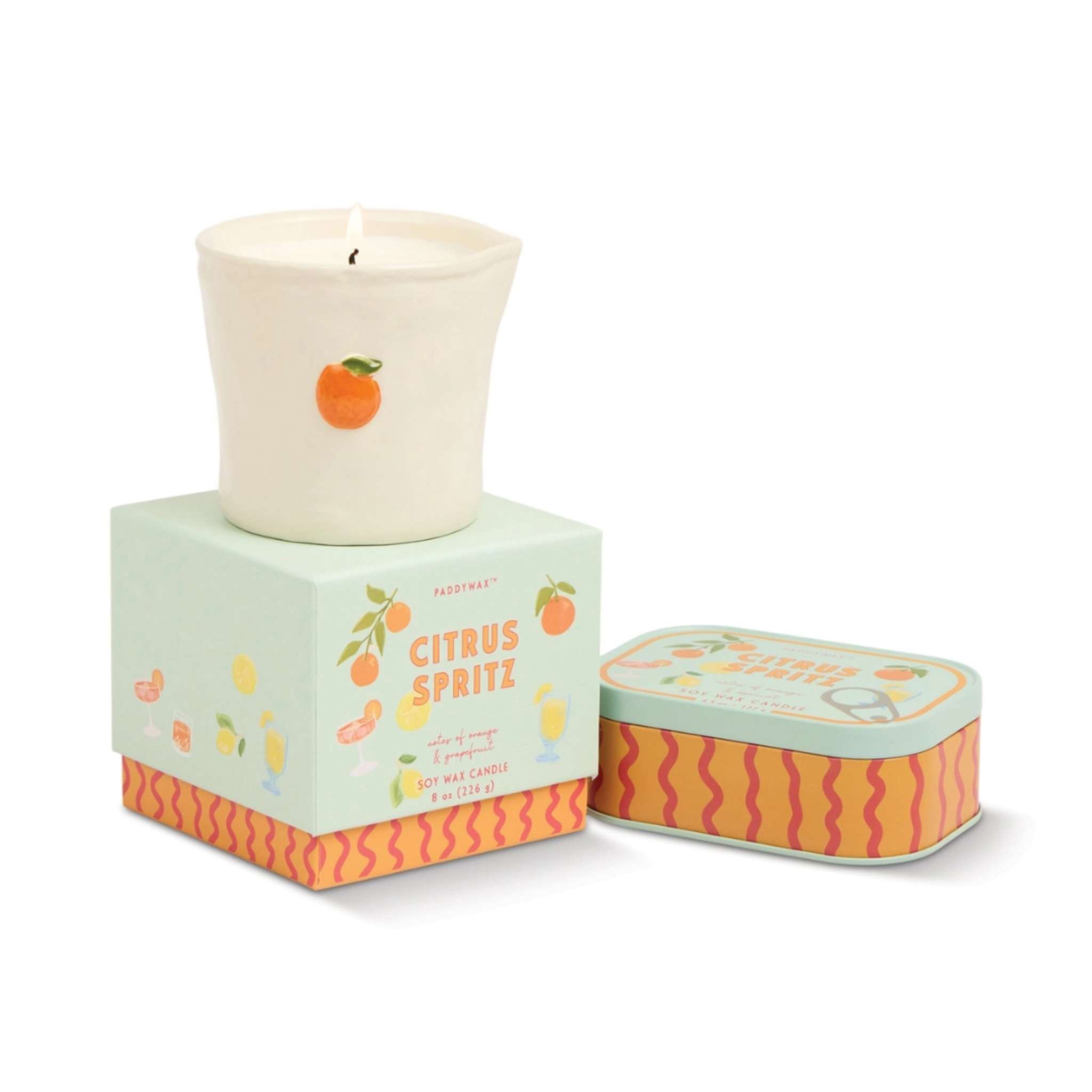 Bistro Tin Candle Citrus Spritz 4.5oz