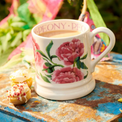 Flowers Pink Peony 1/2 Pint Mug