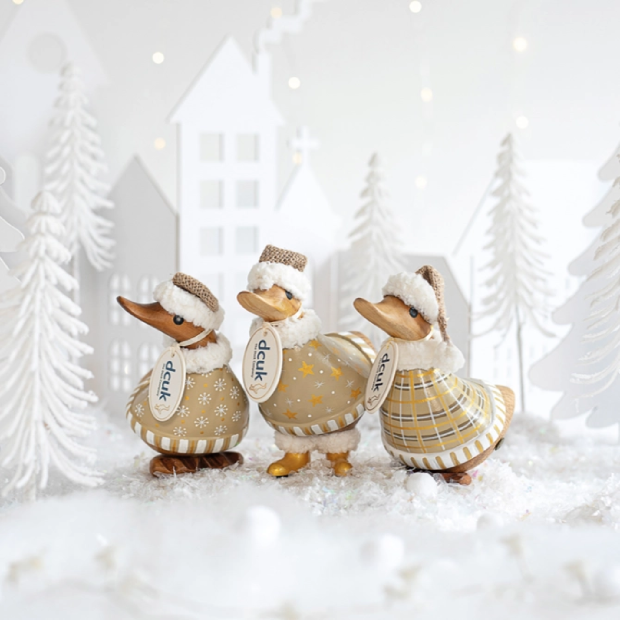 Christmas Gilded Caramel Ducky Star