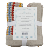 Confetti Stripe Baby Blanket Carnival