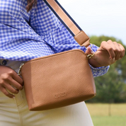 Hudson Cross Body Bag Tan