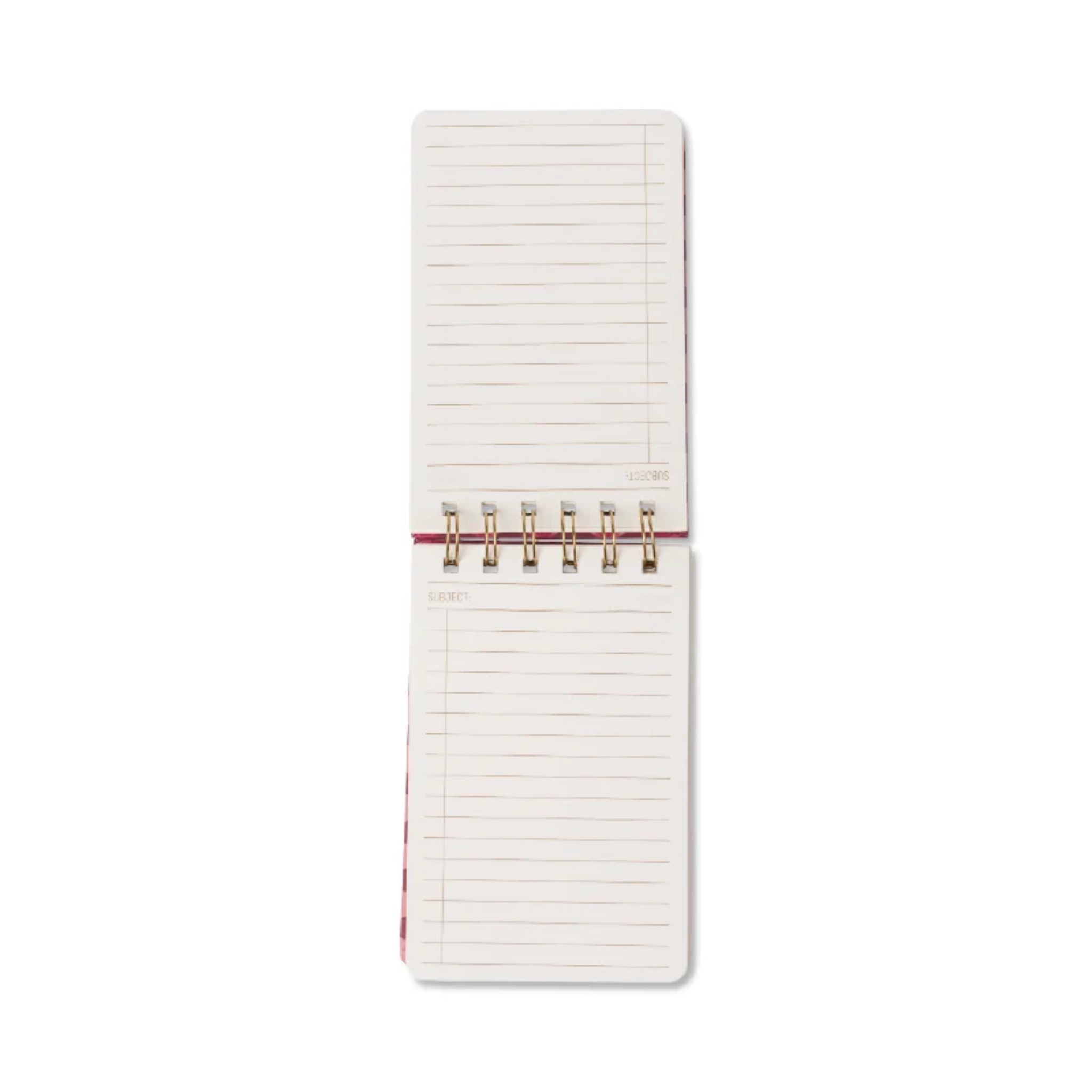 Tulip Twin Wire Notepad Pinwheel Pink