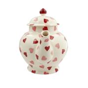 Pink Hearts 4 Mug Teapot
