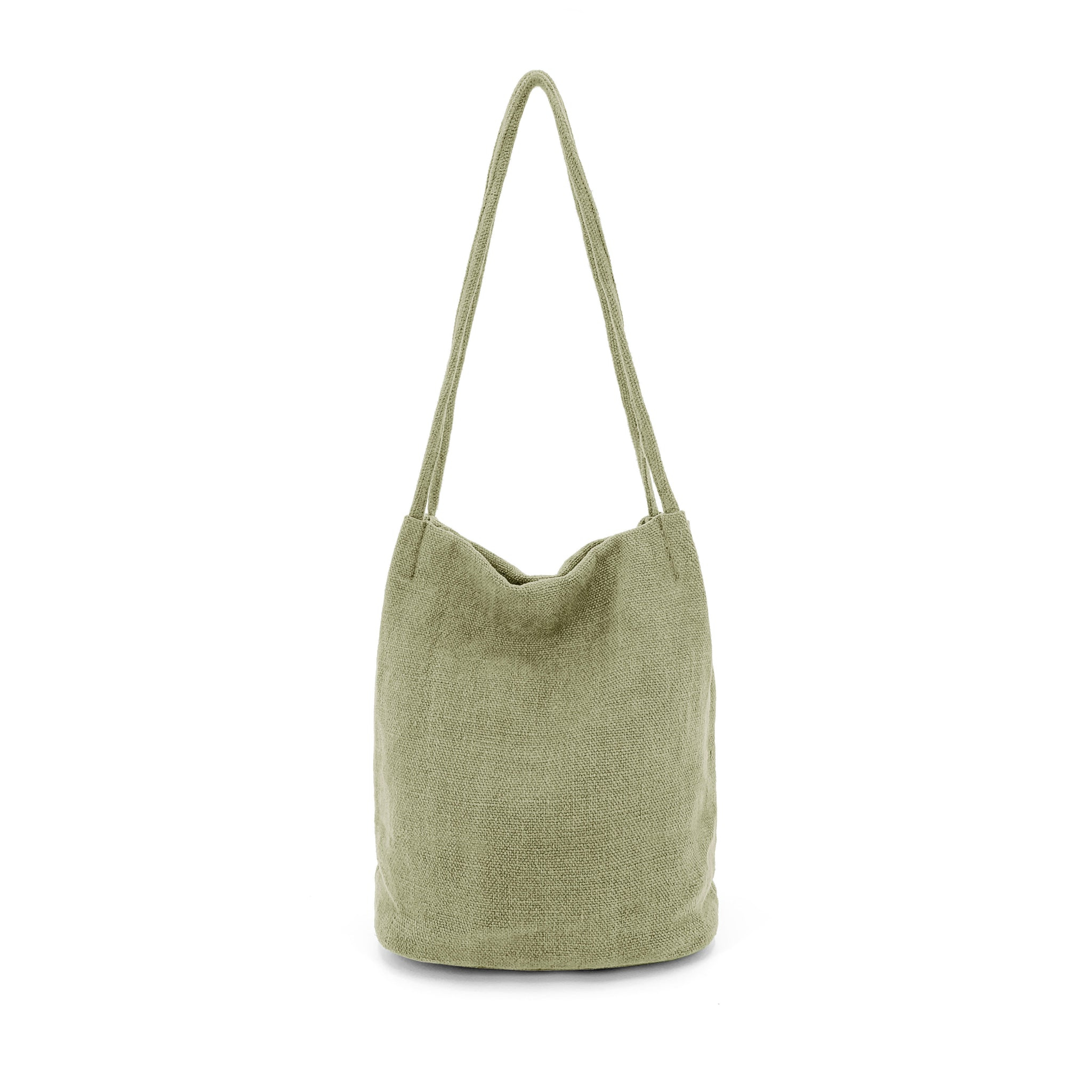 Natural Long Handle Bag Avocado