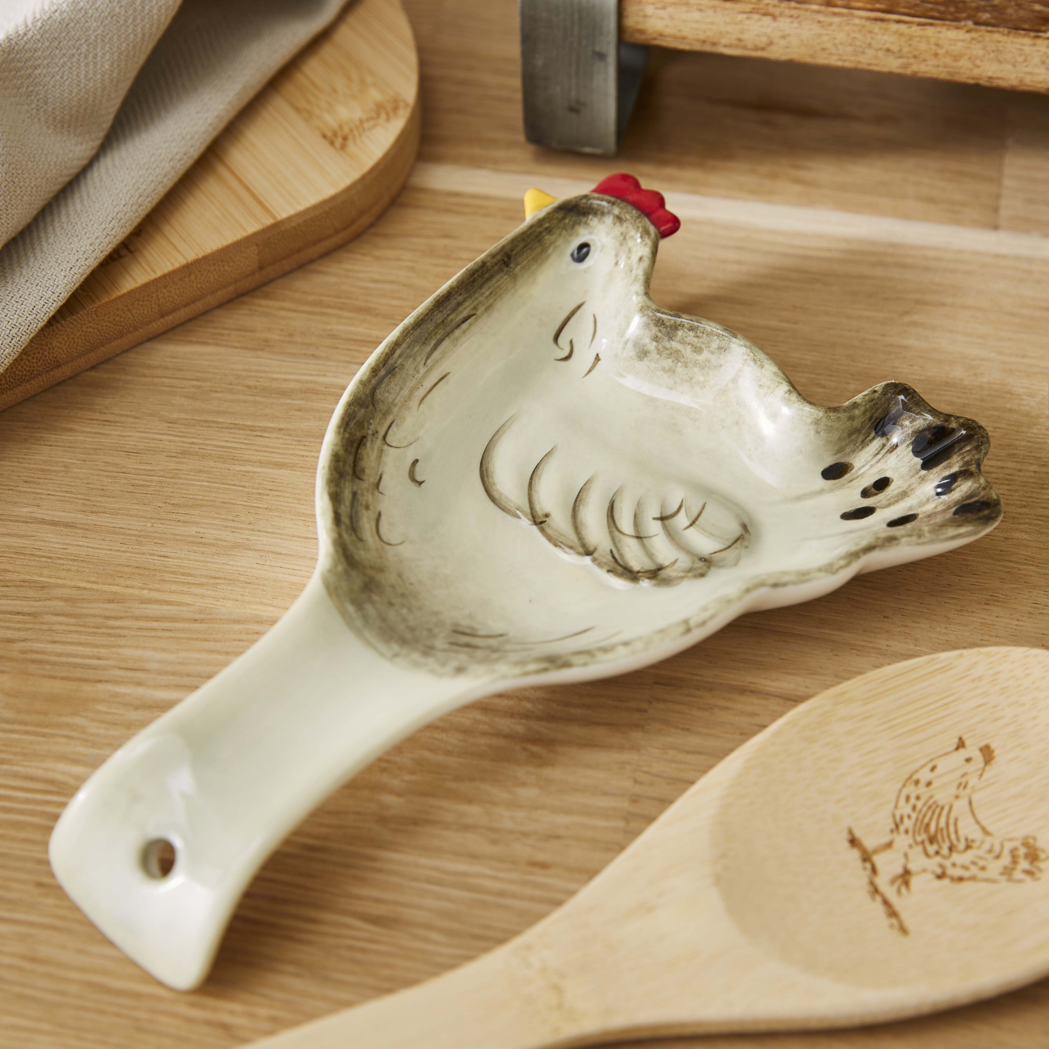 Large Spoon Rest Hen House Lane