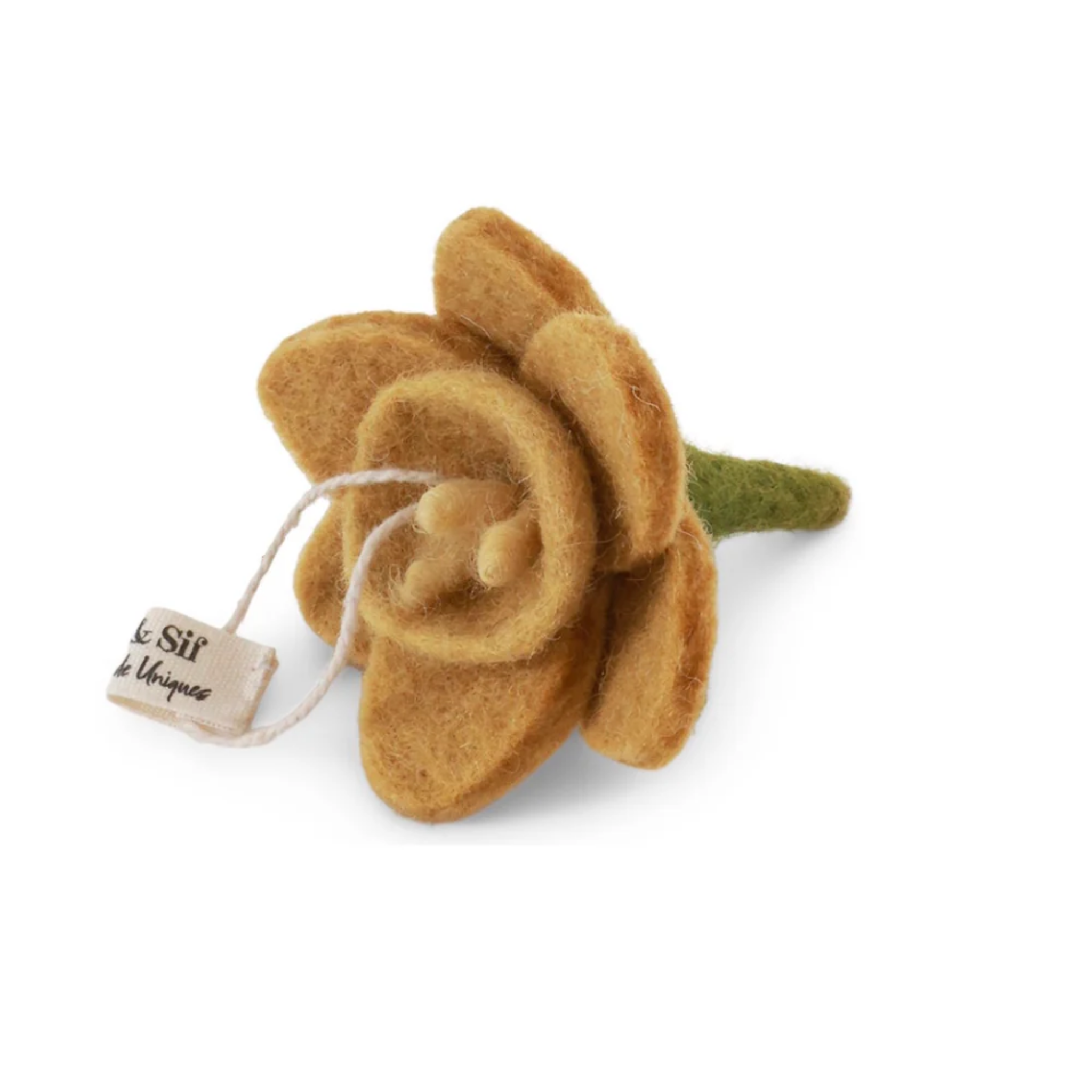 Daffodil Felt Hanging Decoration Yellow