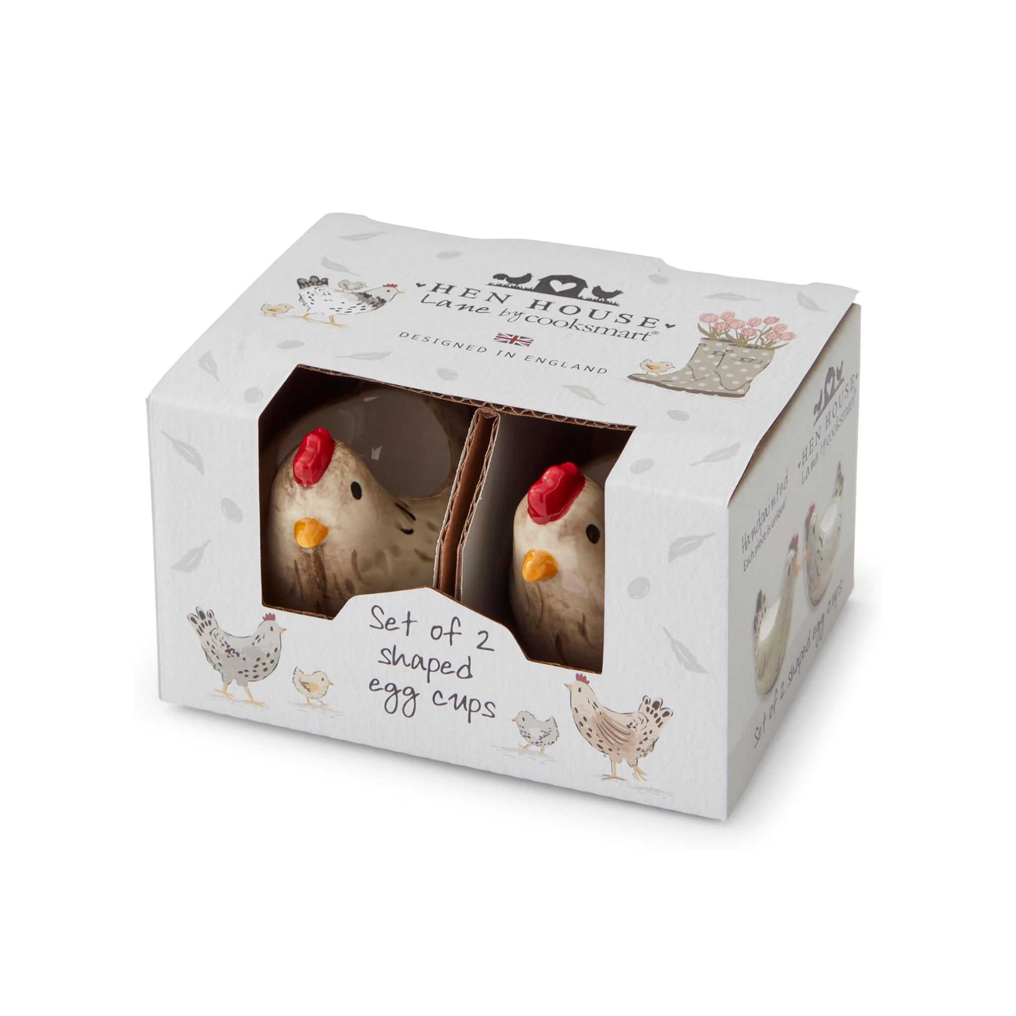 Set Of 2 Egg Cups Hen House Lane