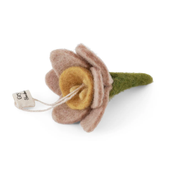 Daffodil Felt Hanging Decoration Light Pink