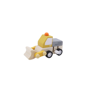 Wooden Wind Up Construction Vehicle Bulldozer