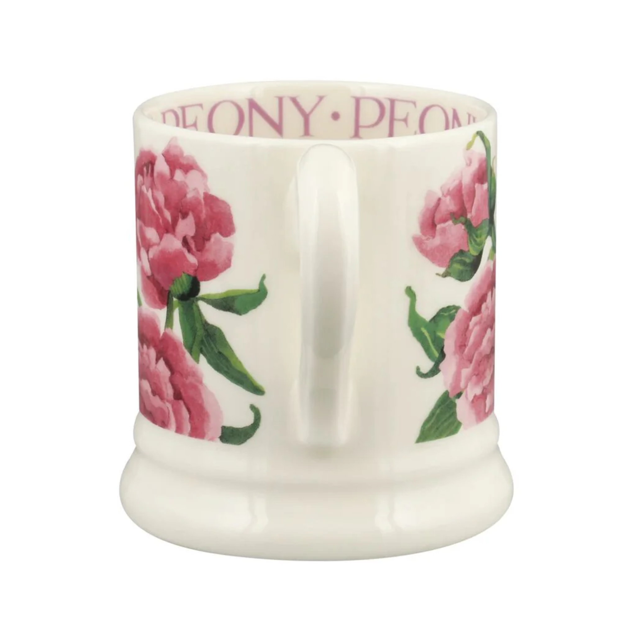 Flowers Pink Peony 1/2 Pint Mug