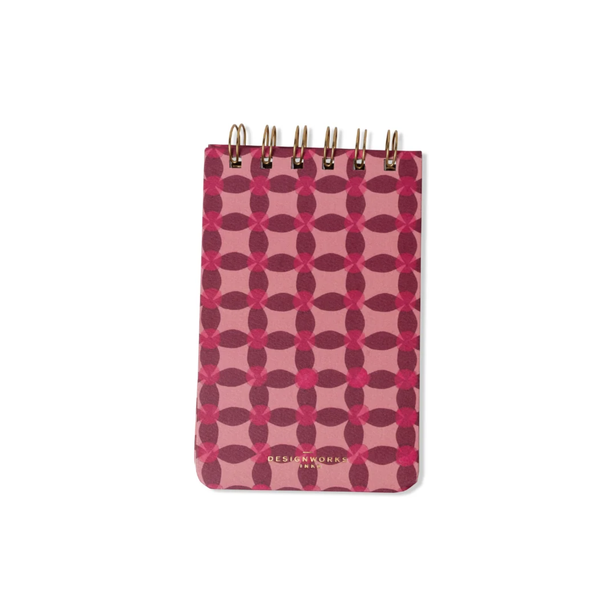 Tulip Twin Wire Notepad Pinwheel Pink