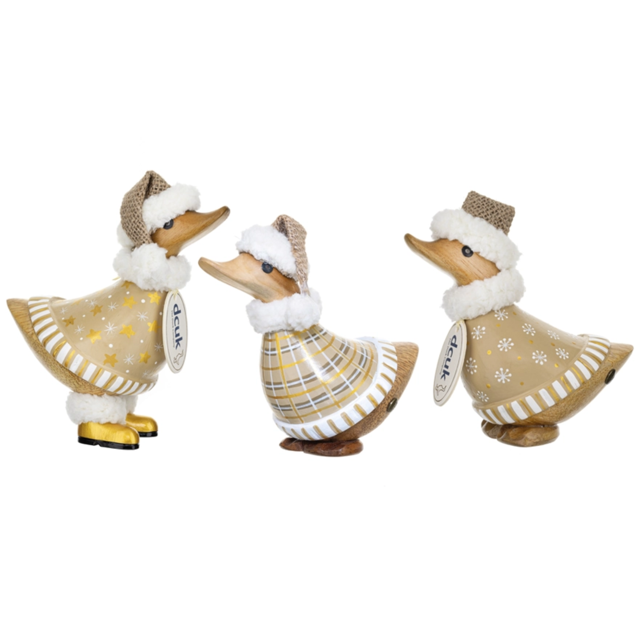 Christmas Gilded Caramel Ducky Star