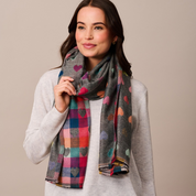 Grey Romance Scarf