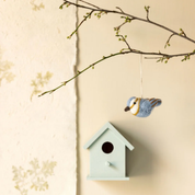 Spinus Bird Felt Hanging Decoration Rose