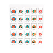 Nail Stickers Colourful Creatures