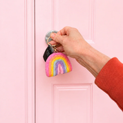 Felt Rainbow Keychain Charm Fairyfloss