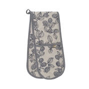 Berry & Bug Double Oven Glove Blue