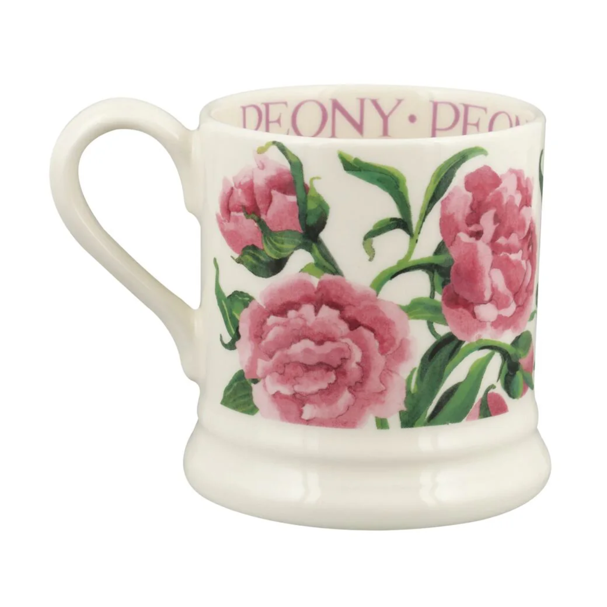 Flowers Pink Peony 1/2 Pint Mug