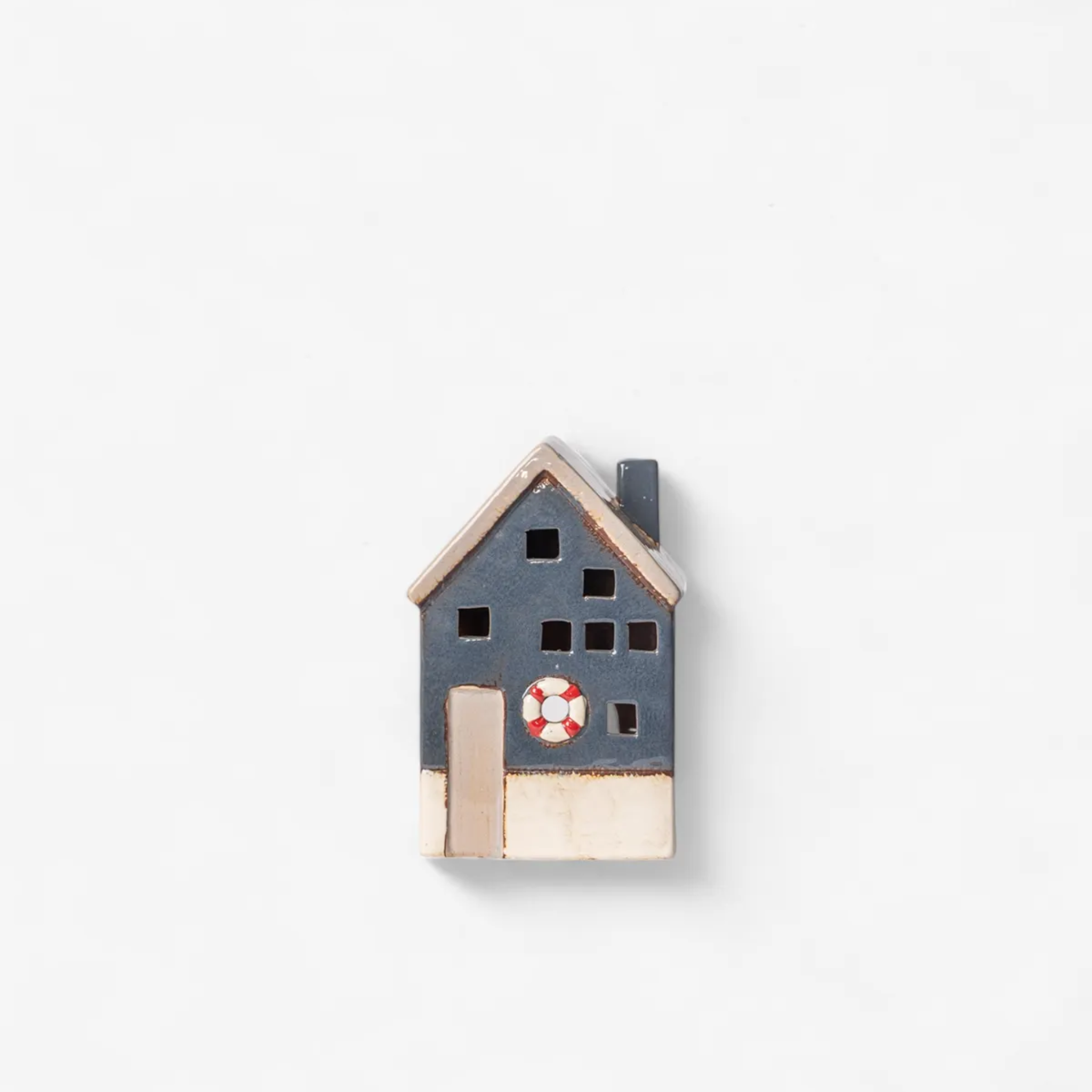 Saint Malo Tea Light House with Buoy Large