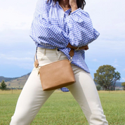 Hudson Cross Body Bag Tan