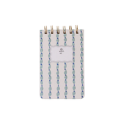 Tulip Twin Wire Notepad Wavy Blue