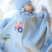 Organic Blanket Mystical Tiny Tractors
