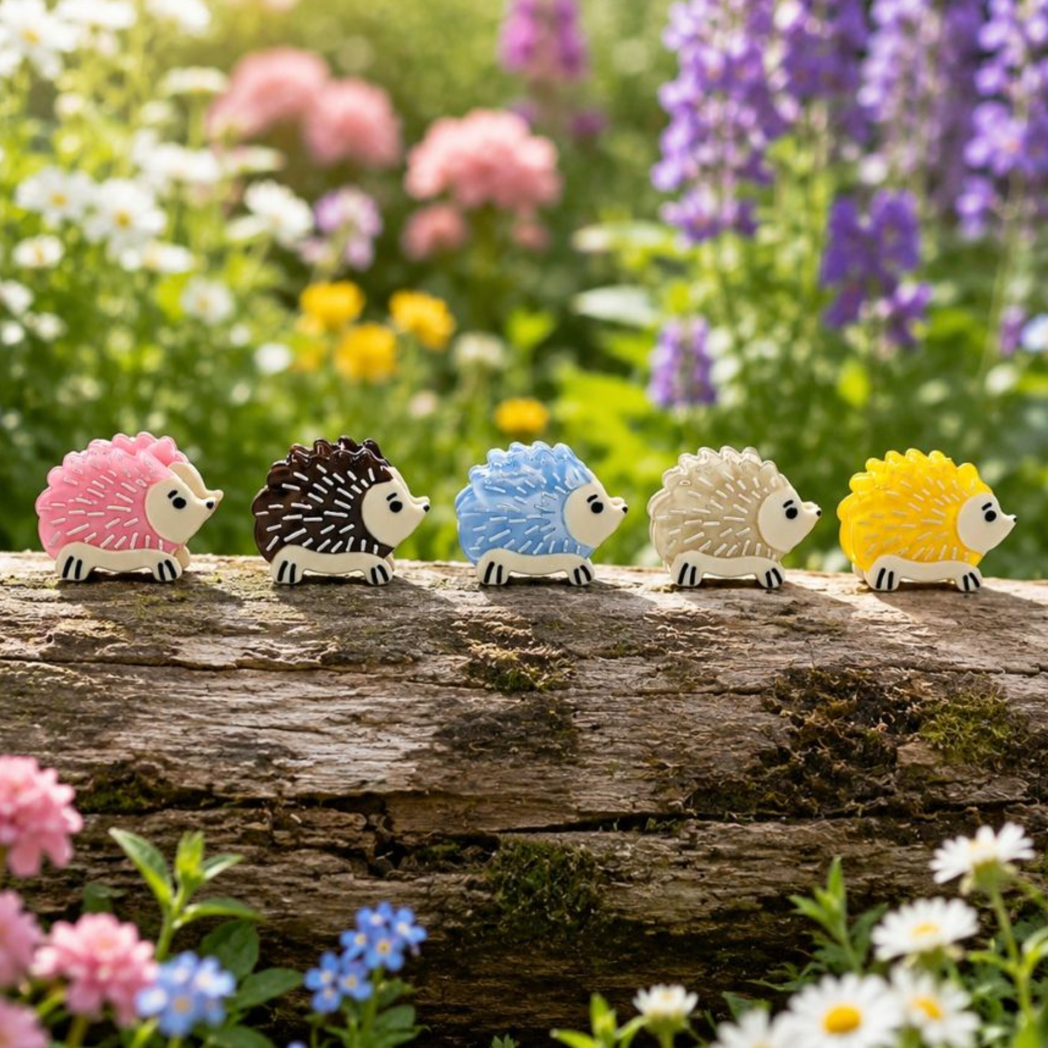 Mini Hedgehog Hair Claw Clip Assorted
