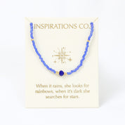 Inspiration Necklace Blue and Gold