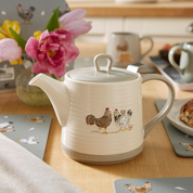Tea Pot & Infuser Hen House Lane