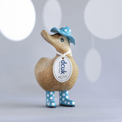 Spotty Hat & Boots Ducky Blue