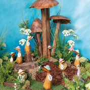 Toadstool Folk Duckling Grey