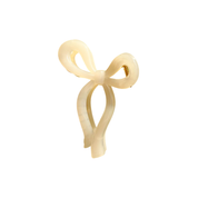 Bow Claw Clip Ivory