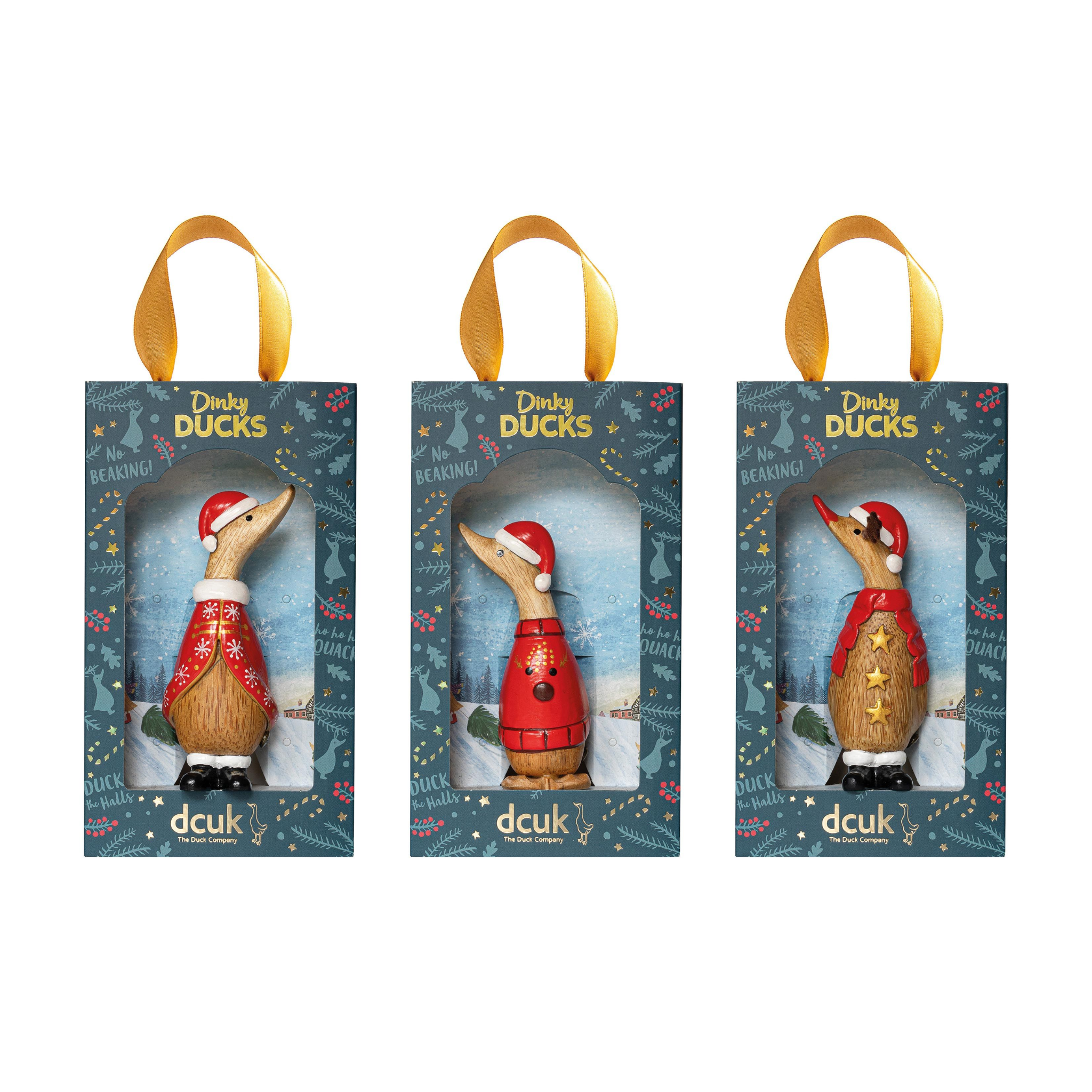 Traditional Christmas Dinky Duck Reindeer