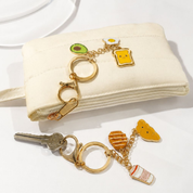 Eggs & Toast Keyring Multi