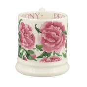 Flowers Pink Peony 1/2 Pint Mug