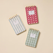 Tulip Twin Wire Notepad Wavy Blue