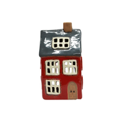 Alsace Tea Light House Navy Roof