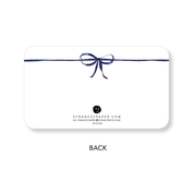 Little Notes Navy Bow