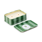 A Dopo 6.5oz Printed Tin Candle Wild Lemongrass